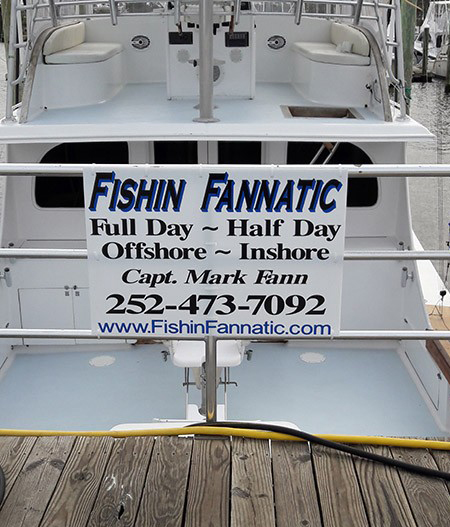 Fishin Fannatic Dock Sign
